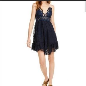 Free people mini slip dress